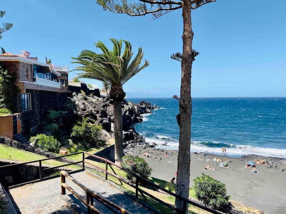 Beachfront Villa And Pool Puerto de Santiago  Luaran gambar